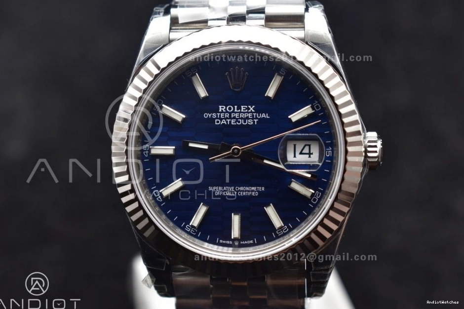 Best on SS Edition 41 FastDry Dial VSF 617 Blue DateJust Jubilee Bracelet 126334 904L VS Checked 1:1 1123